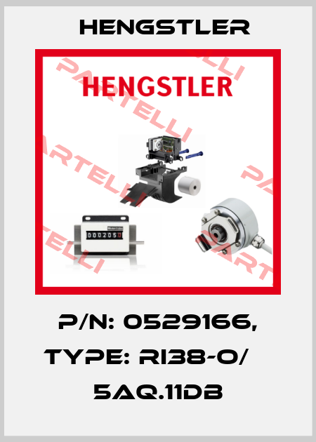 p/n: 0529166, Type: RI38-O/    5AQ.11DB Hengstler