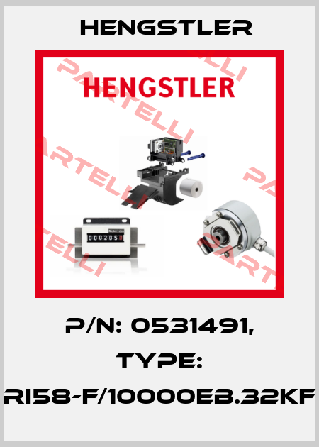 p/n: 0531491, Type: RI58-F/10000EB.32KF Hengstler