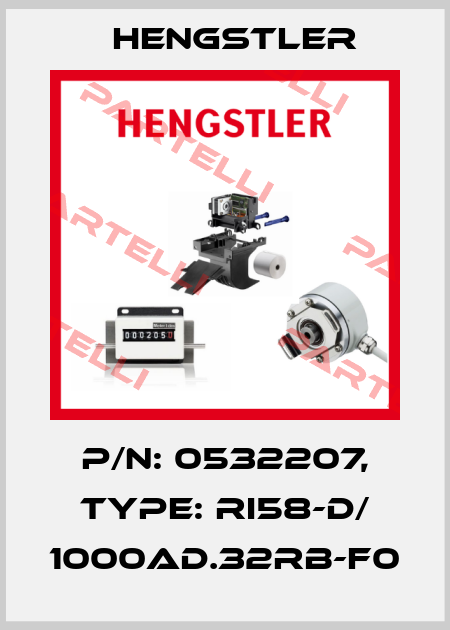 p/n: 0532207, Type: RI58-D/ 1000AD.32RB-F0 Hengstler