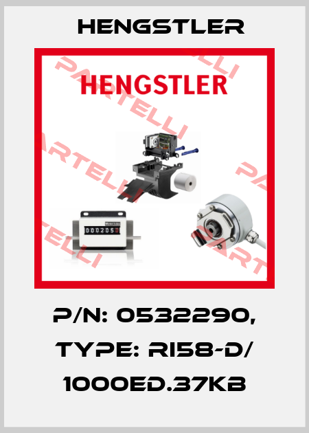 p/n: 0532290, Type: RI58-D/ 1000ED.37KB Hengstler