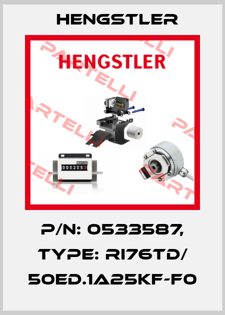 p/n: 0533587, Type: RI76TD/ 50ED.1A25KF-F0 Hengstler