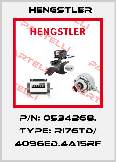 p/n: 0534268, Type: RI76TD/ 4096ED.4A15RF Hengstler
