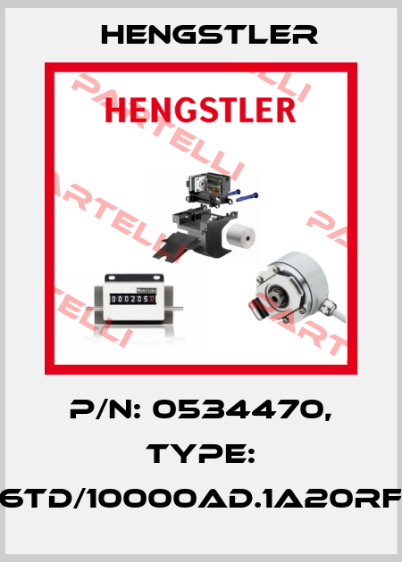 p/n: 0534470, Type: RI76TD/10000AD.1A20RF-F0 Hengstler