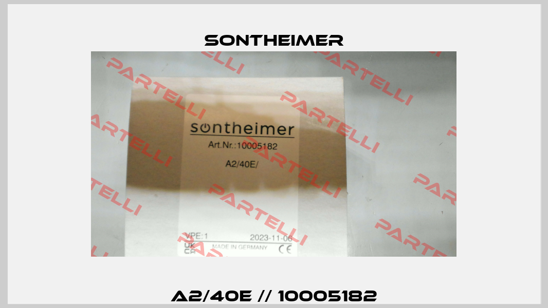 A2/40E // 10005182 Sontheimer
