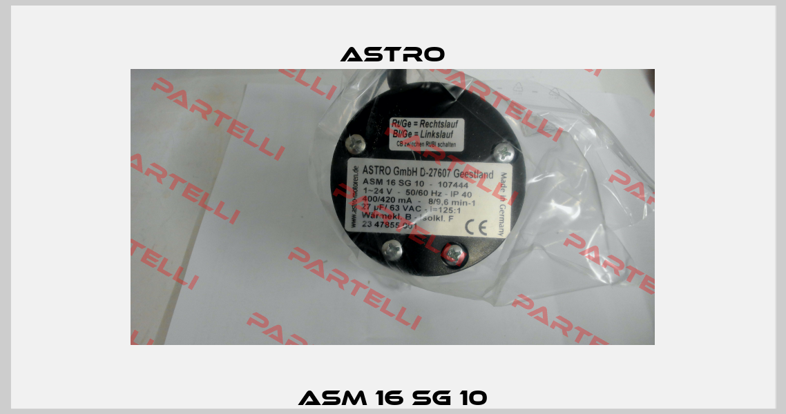 ASM 16 SG 10 Astro