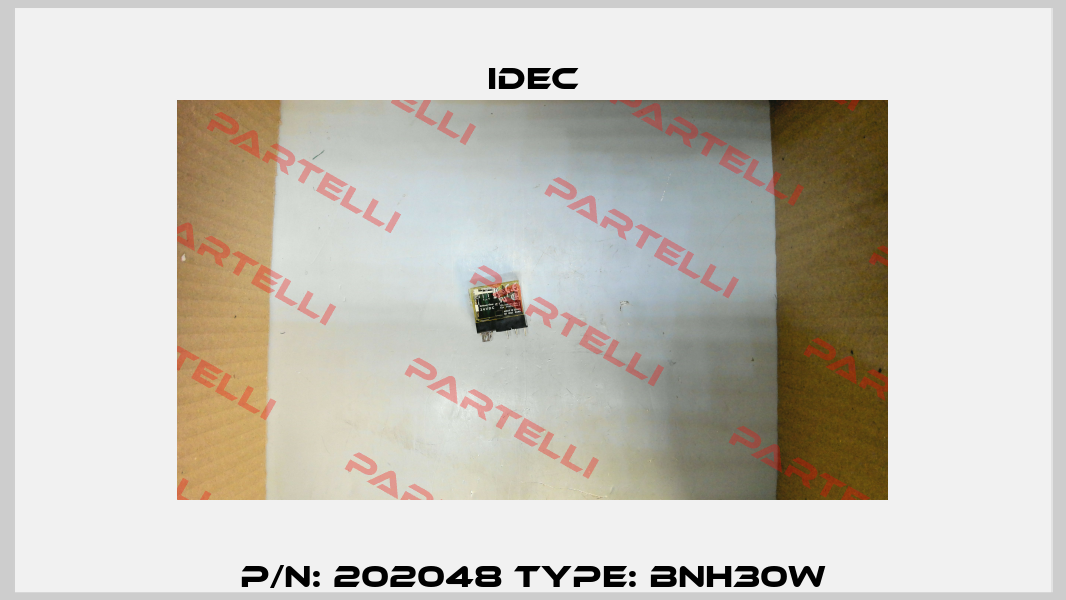 P/N: 202048 Type: BNH30W Idec