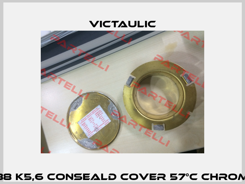 V38 K5,6 conseald Cover 57°C chrome  Victaulic