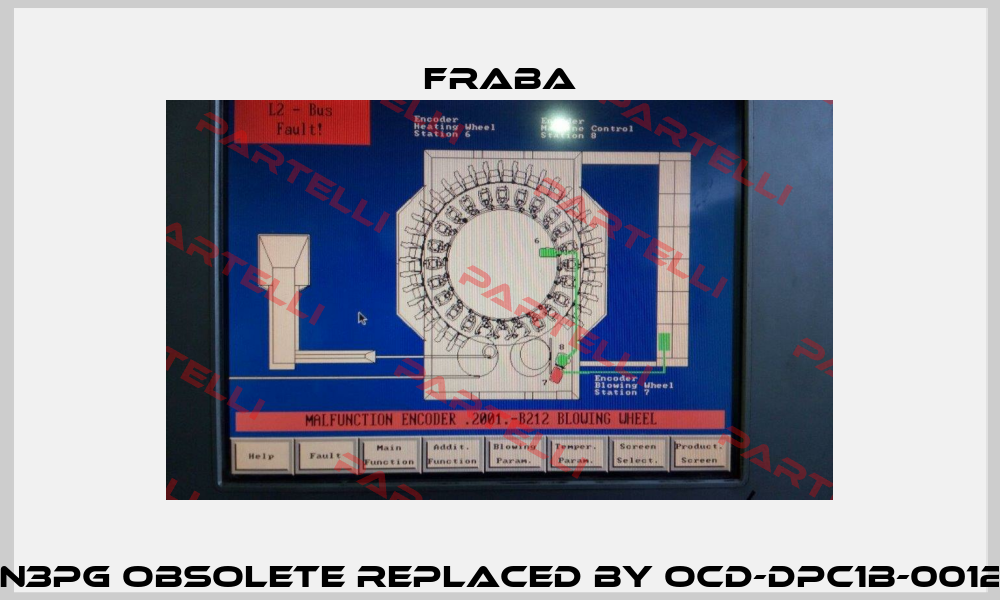 5812-1-FBA 1DPN3PG obsolete replaced by OCD-DPC1B-0012-C10C-H3P-134  Fraba