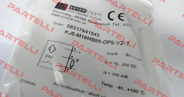 KJ5-M18MB85-DPS-V2-T Pulsotronic