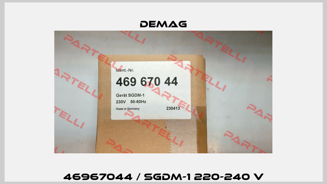 46967044 / SGDM-1 220-240 V Demag