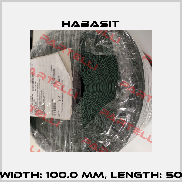 W-8 PET  ( Width: 100.0 mm, length: 50000.0 mm) Habasit