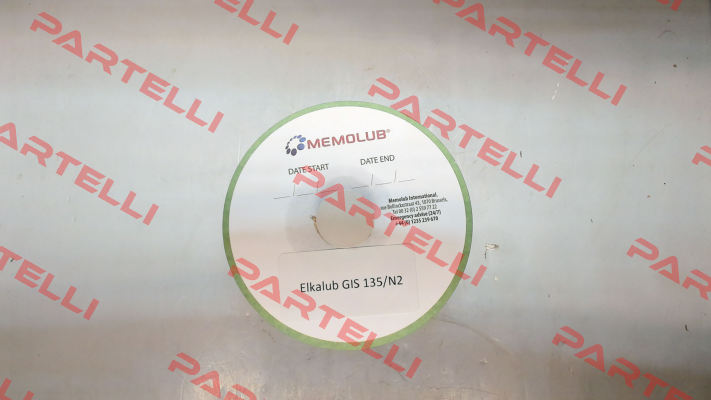 14028 - Grease cartridge 240cc for GLS 135/N2 Memolub