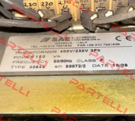 40643-T00 SAE – Electronic Conversion