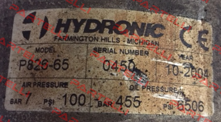 P826-65-N-W-SAE6/8 Hydronic