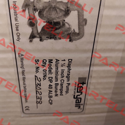 DP-40 1 1/2" Alu/Buna 2 TERYAIR
