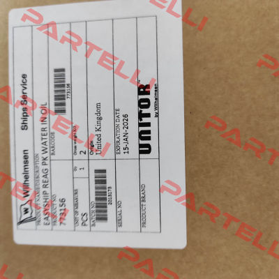 773156 Unitor Chemicals