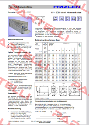 FZG600X65-82 Frizlen