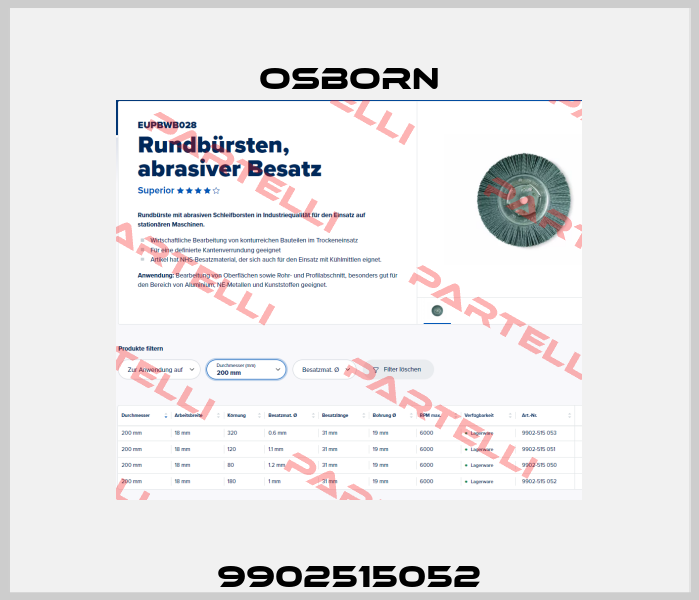 9902515052 Osborn