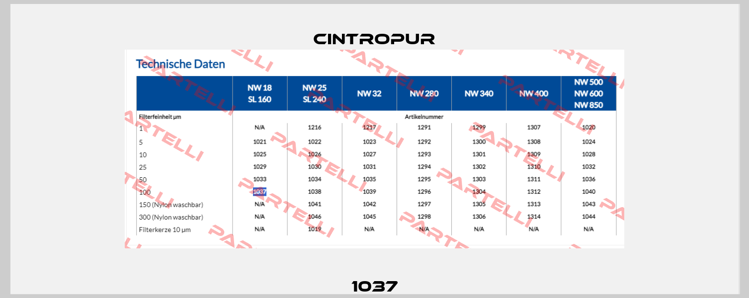 1037 Cintropur