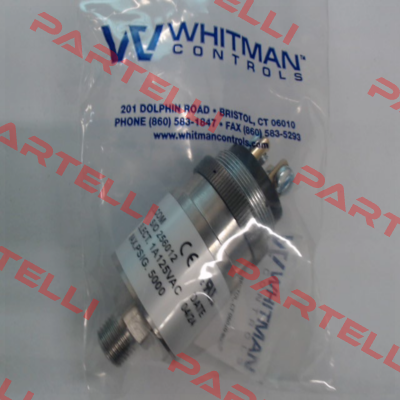 J205V-1S-F12TS-X30932 Whitman Controls