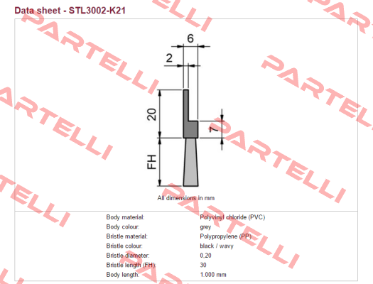 STL3002-K21  Mink Bürsten