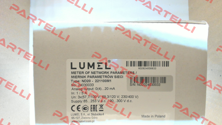 ND20 221100M1 LUMEL