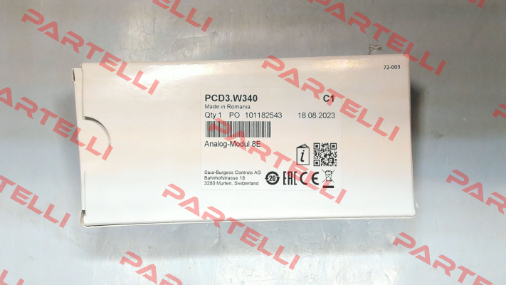 PCD3.W340 PN 9600053 Saia-Burgess