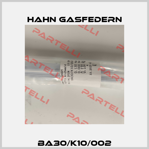 BA30/K10/002 Hahn Gasfedern