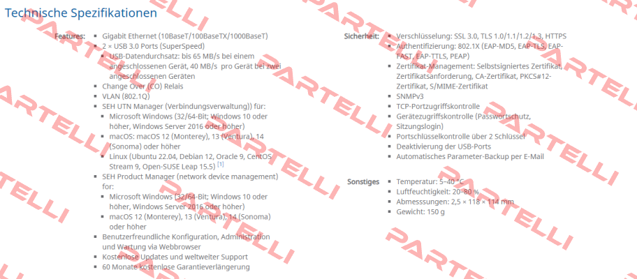 SEH INU-100 Industrial Network Uni / SE0038 SEH Technology