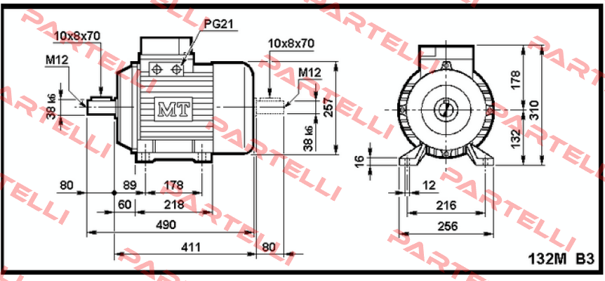 DN   132  M4/8 Fimet