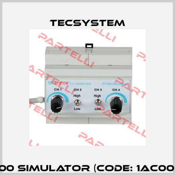 PT100 Simulator (CODE: 1AC0036 ) Tecsystem