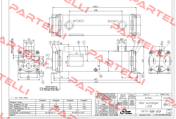 KK10-BEV-421 L328 HS Cooler