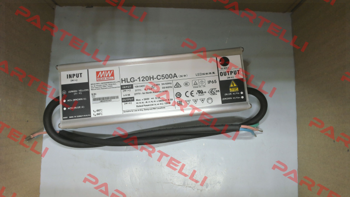 HLG-120H-C500A Mean Well
