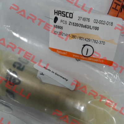 Z1520/20x63/L/100 Hasco