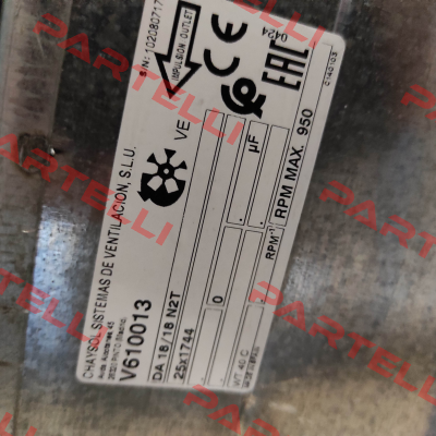 V610013 / DA 18/18 N2T 00 25X1744 VE Chaysol