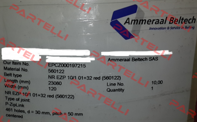 NR EZP 10/1 01+32 rot (560122)  Ammeraal Beltech