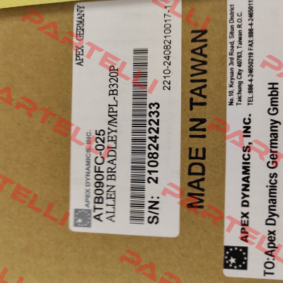 ATB090FC-025 Apex Dynamics