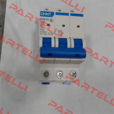 NXB-63 D16 3P+N 400V 6000A 50Hz Chint