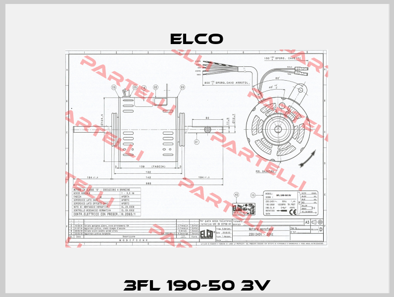3FL 190-50 3V Elco