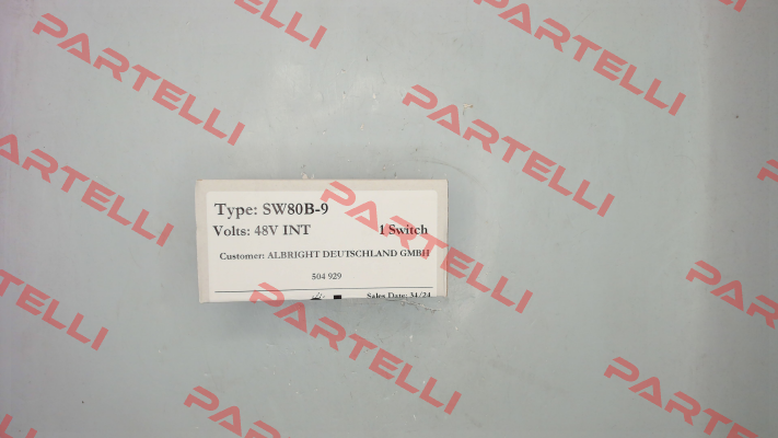 SW 80 B-9 48V INT / 504929 Albright