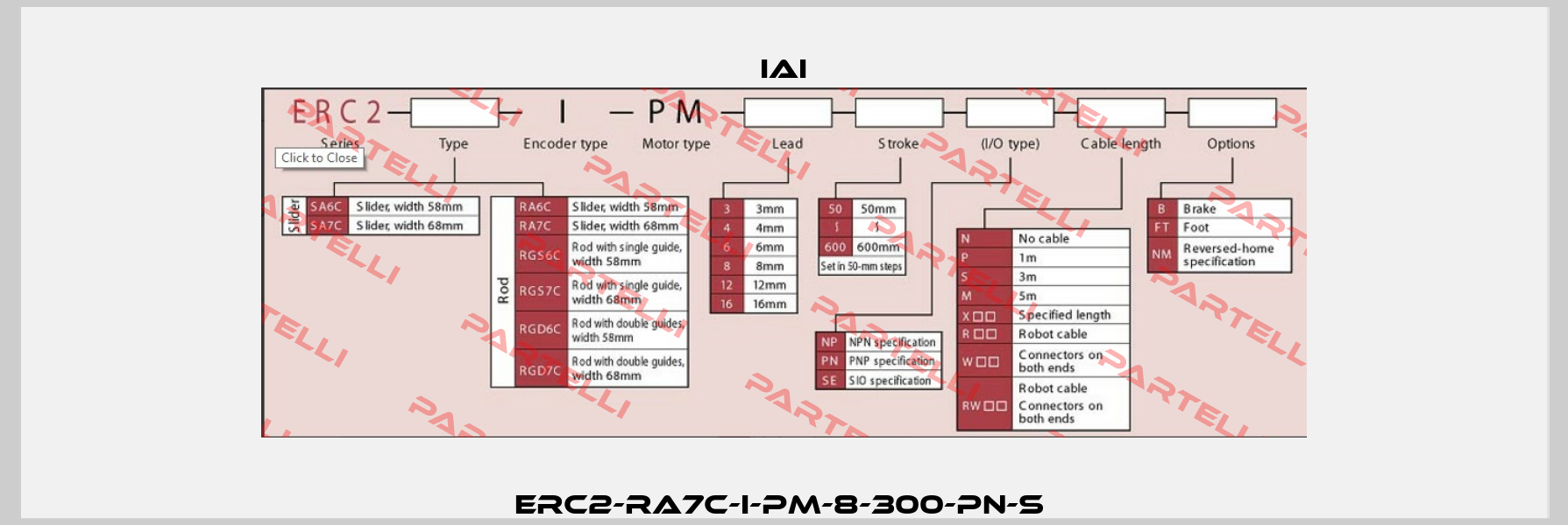 ERC2-RA7C-I-PM-8-300-PN-S  IAI
