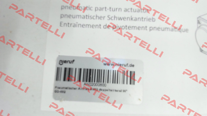 P/N: AN02000600 NIERUF