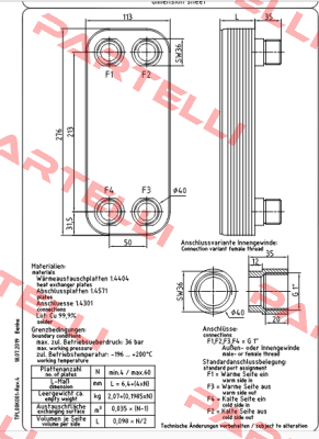 Part Number : 805124 Funke