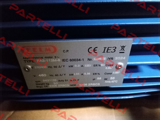 FA3-112M - KW 2,2 Felm
