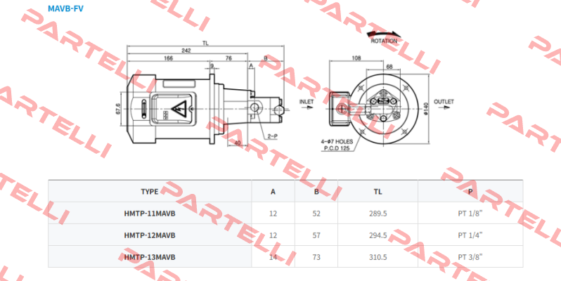 HMTP-3M-200-FAN-13MAVB Hansung Precision