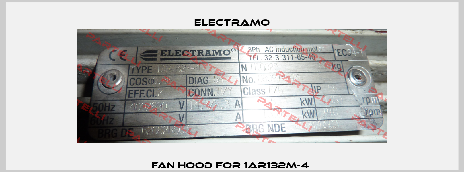 Fan hood for 1AR132M-4  Electramo