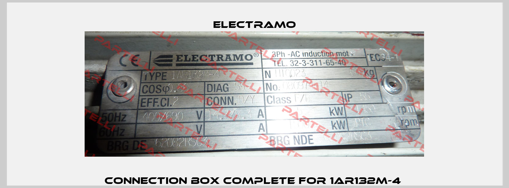 Connection box complete for 1AR132M-4  Electramo