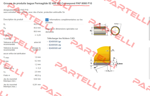 82400500 Permaglide