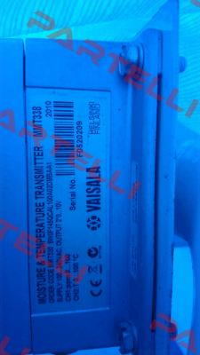 ORDER NO:MMT330 8W0F145QCAL100A02DMBAA1  S/N:F0520209  Vaisala