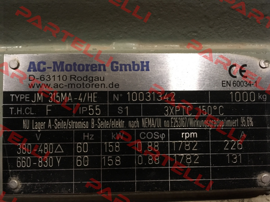 ACM 315 MA-4/PHE AC Motoren
